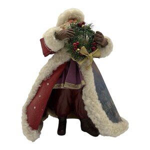 Thomas Kinkade Old World "Christmas Journey's End" 8" Santa Claus Figurine [B17]